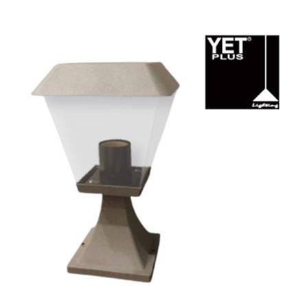 YETPLUS GATE LAMP G3303-S E27 STONE GREY