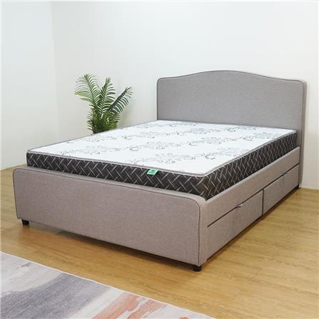 FD SERENA DRAWER STORAGE BEDFRAME Q-GRY