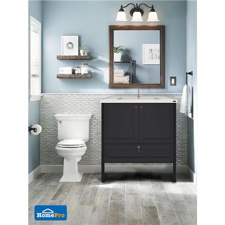 VANITY WASHBASIN WITH CABINET MOYA A194 BLACK [EXCLUSIVE FROM HOMEPRO THAILAND]