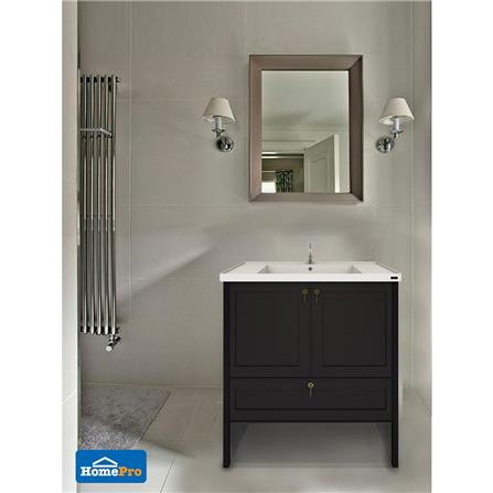 VANITY WASHBASIN WITH CABINET MOYA A194 BLACK [EXCLUSIVE FROM HOMEPRO THAILAND]