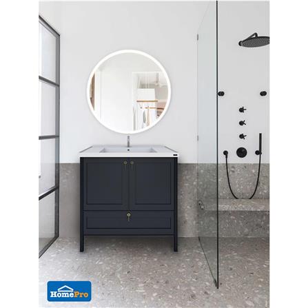 VANITY WASHBASIN WITH CABINET MOYA A194 BLACK [EXCLUSIVE FROM HOMEPRO THAILAND]