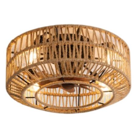 YIVA CEILING FAN LED DECORATIVE CL2003 15W 2500k LIGHT BROWN