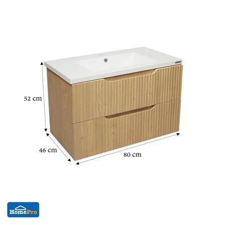 VANITY WASHBASIN MOYA CP7180F33 WOODEN BROWN [EXCLUSIVE FROM HOMEPRO THAILAND]