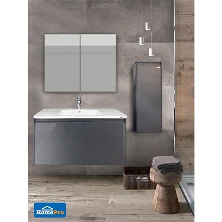 VANITY WASHBASIN WITH CABINET MOYA PZMY-002 LIGHT OAK [EXCLUSIVE FROM HOMEPRO THAILAND]