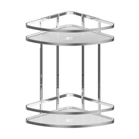 2-TIER CORNER GLASS SHELF MOYA NXT-BK-006DPH [EXCLUSIVE FROM HOMEPRO THAILAND]