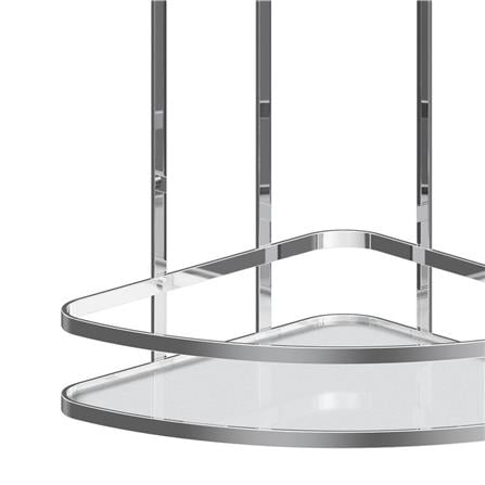 2-TIER CORNER GLASS SHELF MOYA NXT-BK-006DPH [EXCLUSIVE FROM HOMEPRO THAILAND]