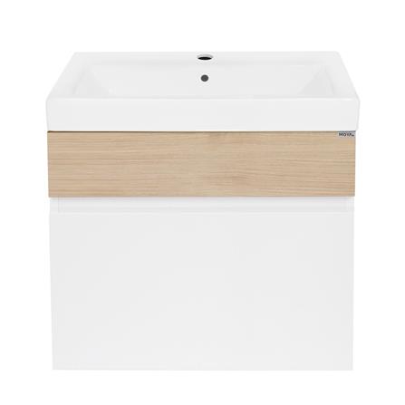 VANITY WASHBASIN AND CABINET MOYA PZMY-005 WHITE-OAK [EXCLUSIVE FROM HOMEPRO THAILAND]