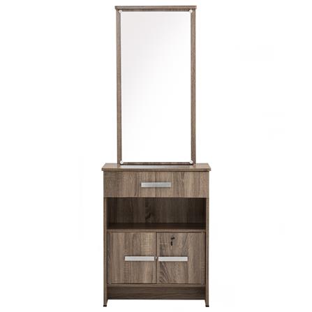 NAOMI DRESSING TABLE W/STOOL SONOMA DARK