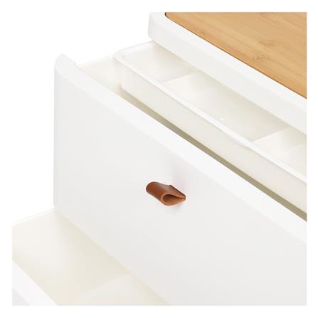 CHEST OF 2 DRAWERS STACKO JOIN 52X40X50.5CM WHITE [EXCLUSIVE FROM HOMEPRO THAILAND]