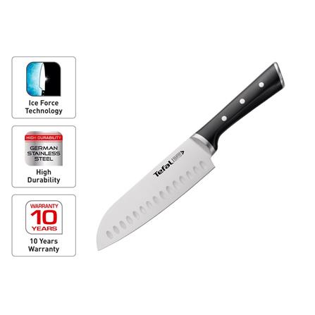 TEFAL ICE FORCE SANTOKU KNIFE 18CM K23206