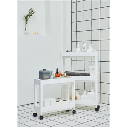 2TIER SHELVES MONO 48X18X45 WHITE