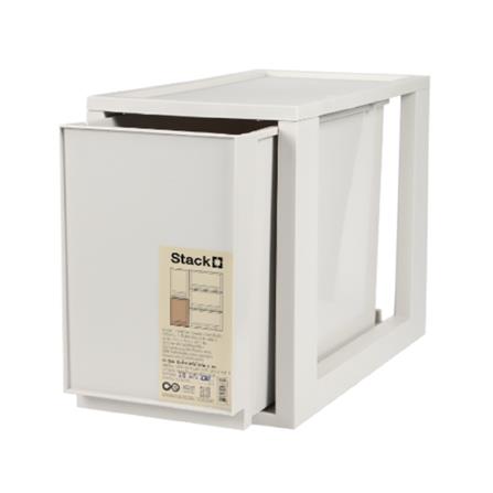 DRAWER BOX STACKO CIRCULAR SIZE M 19X36.5X26.7CM GREY