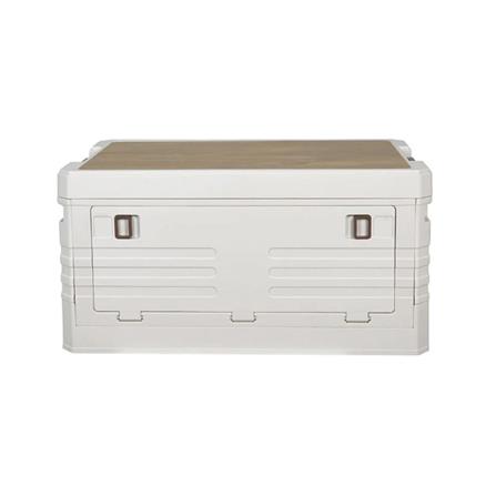 STORAGE BOX GLAM L 58X39X33.5CM WHITE