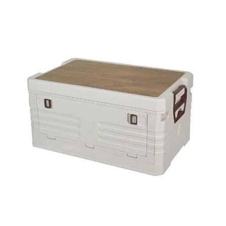 STORAGE BOX GLAM S 47.5X29.5X24CM WHITE