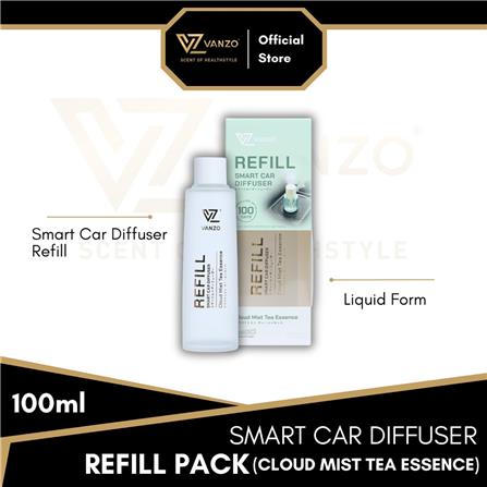 VANZO SMART CAR DIFFUSER REFILL CLOUD MIST TEA ESSENCE 100ML
