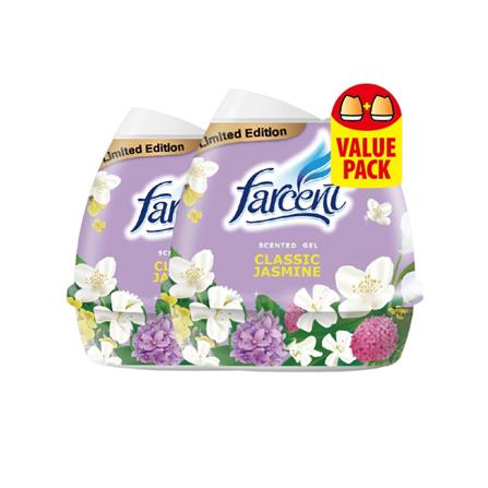 FARCENT SCENTED GEL 200G CLASSIC JASMINE TWIN PACK