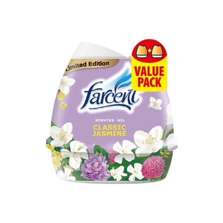 FARCENT SCENTED GEL 200G CLASSIC JASMINE TWIN PACK