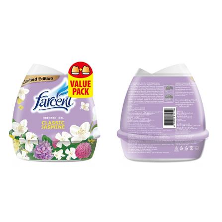FARCENT SCENTED GEL 200G CLASSIC JASMINE TWIN PACK