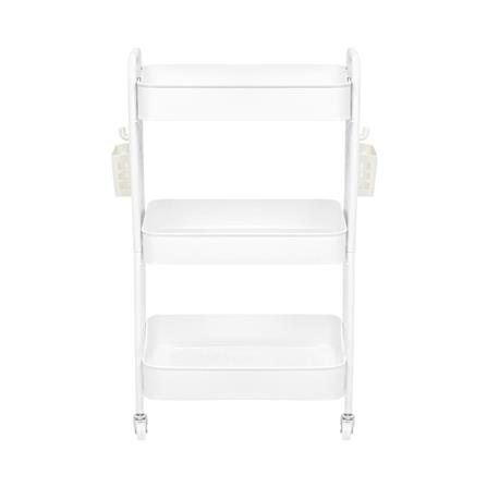 3-TIER UTILITY CART WITH CASTERS STACKO MISSY 44.7X30.6X77.9CM WHITE [EXCLUSIVE FROM HOMEPRO THAILAND]