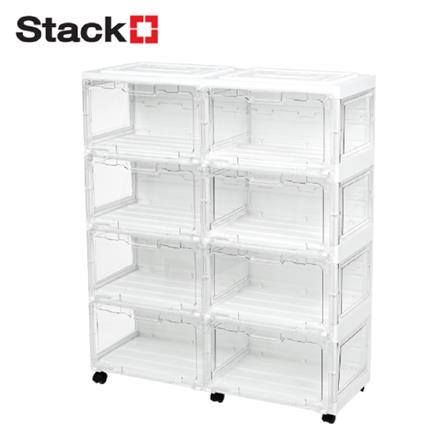 8-COMPARTMENT SHOE BOX+LED LAMUZ 74.5X29.5X85CM