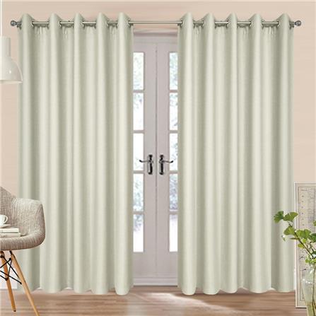 HOME LIVING STYLE CURTAIN EYELET FIELD 180X220CM CREAM
