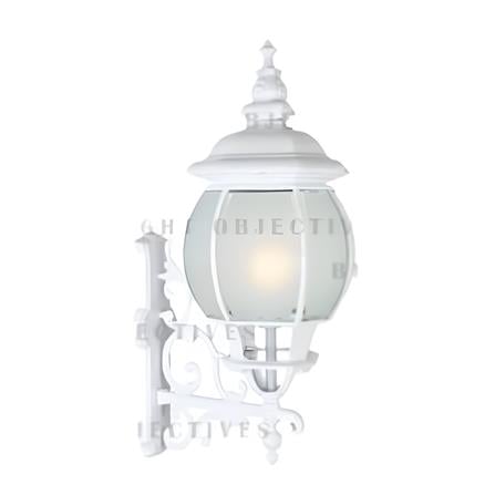 PRE-ORDER BRIGHT OBJECTIVES WALL OUTDOOR 8806/W 735MM E27 WHITE