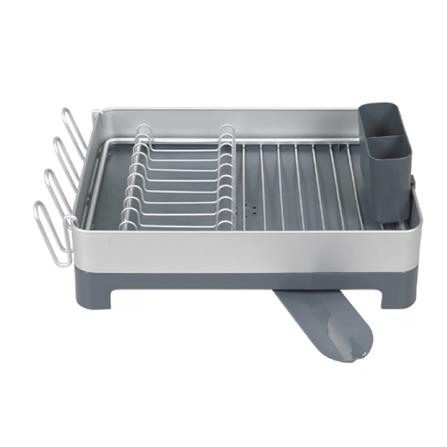 ALUMINIUM DISH RACK 1 TIER ALUMA KECH 46X32.1X16.6CM GREY