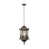 PRE-ORDER BRIGHT OBJECTIVES PENDANT OUTDOOR LAMP 8807/P 900MM E27 ANTIQUE BRASS