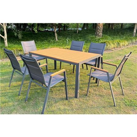 ELK EDWD5431 PATIO FURNITURE SET (GT-RECT+6C)