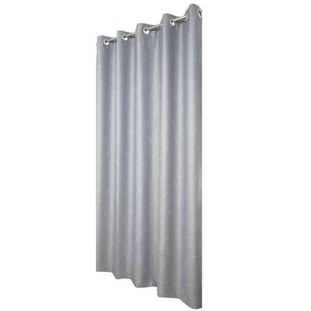 HOME LIVING STYLE CURTAIN EYELET STAR 180X250CM GRAY