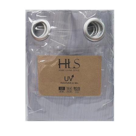 HOME LIVING STYLE CURTAIN EYELET STAR 180X250CM GRAY