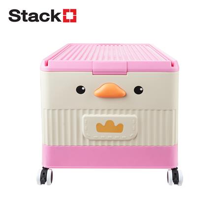 STORAGE BOX STACKO KID DUCK SIZE S 43X28X27CM PINK [EXCLUSIVE FROM HOMEPRO THAILAND]