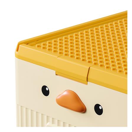 STORAGE BOX STACKO KID DUCK SIZE S 43X28X27CM YELLOW [EXCLUSIVE FROM HOMEPRO THAILAND]