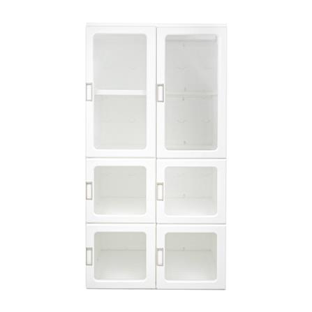 4-TIER FOLDABLE WARDROBE STACKO CLAIRE 69X50X136CM WHITE [EXCLUSIVE FROM HOMEPRO THAILAND]
