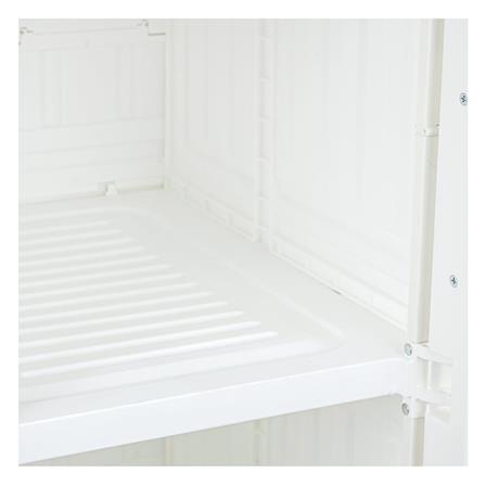 4-TIER FOLDABLE WARDROBE STACKO CLAIRE 69X50X136CM WHITE [EXCLUSIVE FROM HOMEPRO THAILAND]