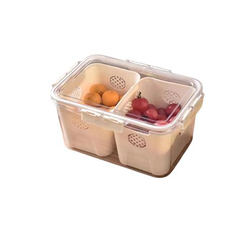 FRIDGE STORAGE BOX WITH 2 COMPARTMENT 3000ML 3772H-2