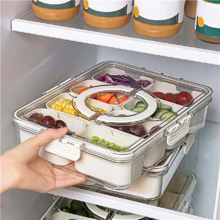 FRIDGE STORAGE BOX WITH 4 COMPARTMENT 1500ML