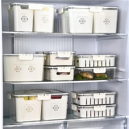 FRIDGE STORAGE BOX WITH 4 COMPARTMENT 1500ML