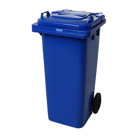 SQUARE DUSTBIN WITH WHEEL ACCO 120L BLUE [EXCLUSIVE FROM HOMEPRO THAILAND]