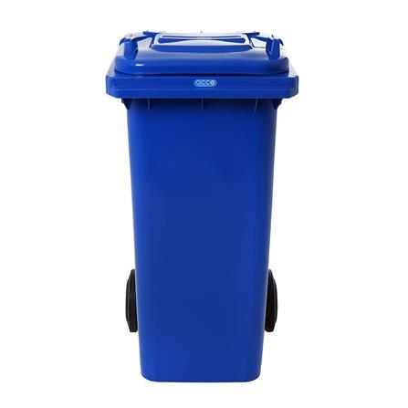SQUARE DUSTBIN WITH WHEEL ACCO 120L BLUE [EXCLUSIVE FROM HOMEPRO THAILAND]
