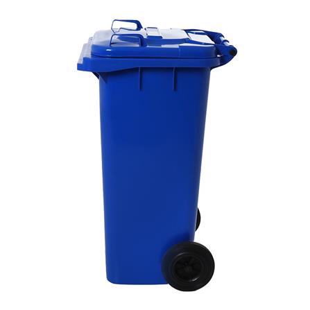 SQUARE DUSTBIN WITH WHEEL ACCO 120L BLUE [EXCLUSIVE FROM HOMEPRO THAILAND]