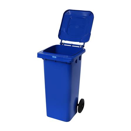 SQUARE DUSTBIN WITH WHEEL ACCO 120L BLUE [EXCLUSIVE FROM HOMEPRO THAILAND]