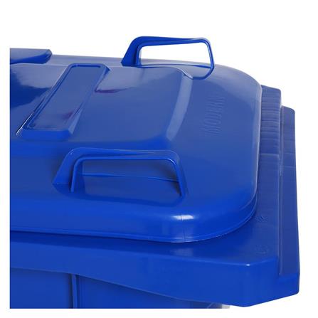 SQUARE DUSTBIN WITH WHEEL ACCO 120L BLUE [EXCLUSIVE FROM HOMEPRO THAILAND]