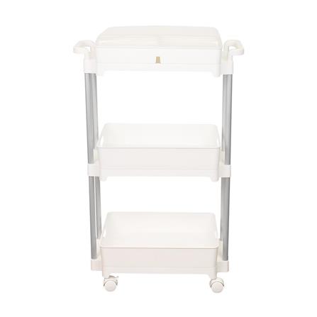 3-TIER UTILITY CART KECH COMFY 52X25X83CM WHITE [EXCLUSIVE FROM HOMEPRO THAILAND]