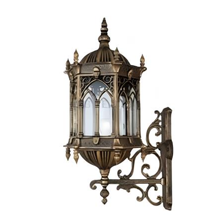 PRE-ORDER BRIGHT OBJECTIVES WALL OUTDOOR 8809/W 775MM E27 ANTIQUE BRASS