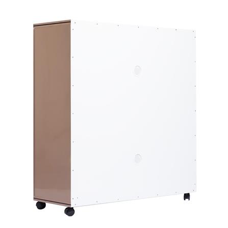 6-TIER SHOE CABINET KING CURVE CREAM SAND CREAM [EXCLUSIVE FROM HOMEPRO THAILAND]