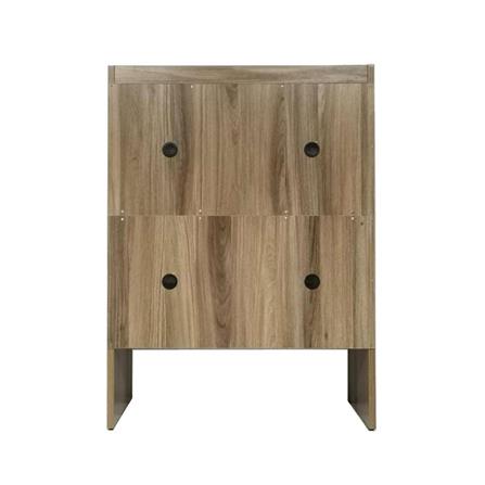 SHOE CABINET FURDINI SB6067 60CM CHESTNUT/GRAPHITE [EXCLUSIVE FROM HOMEPRO THAILAND]