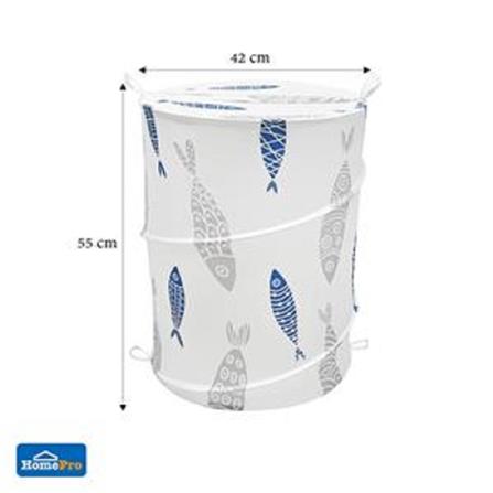 MOYA ROUND LAUNDARY BAG RL-ACS24324A 55X42CM WHITE