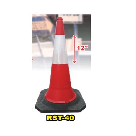 COLEX RUBBER BASE CONE C/W 12" TAPE 40"