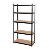 5-TIER SHELVING UNIT FURDINI HARV 90CM BLACK [PRE-ORDER IMPORT PRODUCTS]